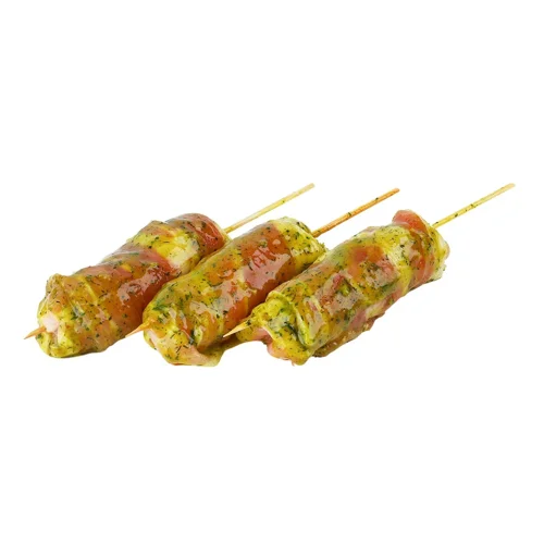 Шашличок з курячого філе в беконі та маринаді