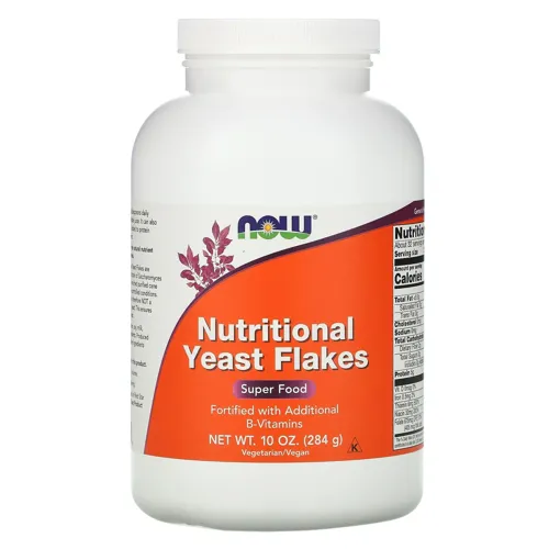 NOW Foods, пластівці із поживних дріжджів, 284г