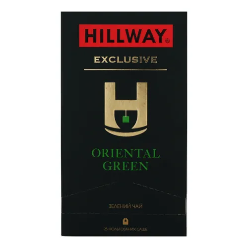 Чай зелений Hillway Exclusive Oriental в пакетиках 2г х 25шт