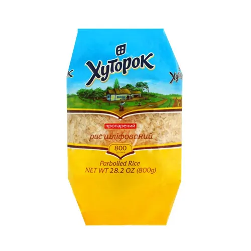 Рис пропарений шліфований «Хуторок» м/у 800г