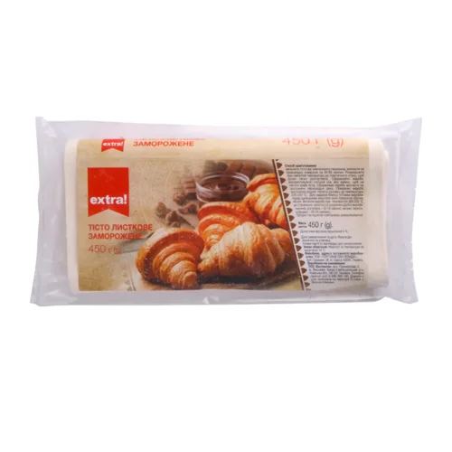 Тісто листкове Extra! заморожене 450г
