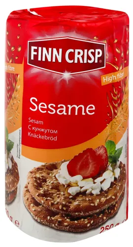 Хлібці пшеничні з насінням кунжуту Sesame Finn Crisp м/у 250г