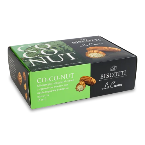 Тістечко Заварне Co-co-nut La Crema, в/ґ, к/у 0.15кг