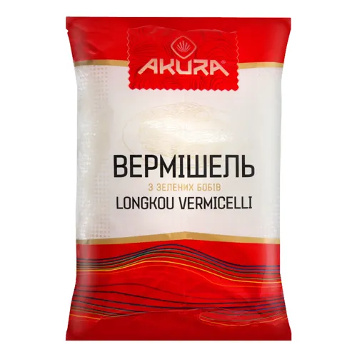 Вермішель з зелених бобів Longkou vermicelli Akura м/у 300г