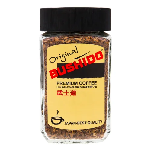 Кава натуральна сублімована розчинна Original Bushido с/б 100г