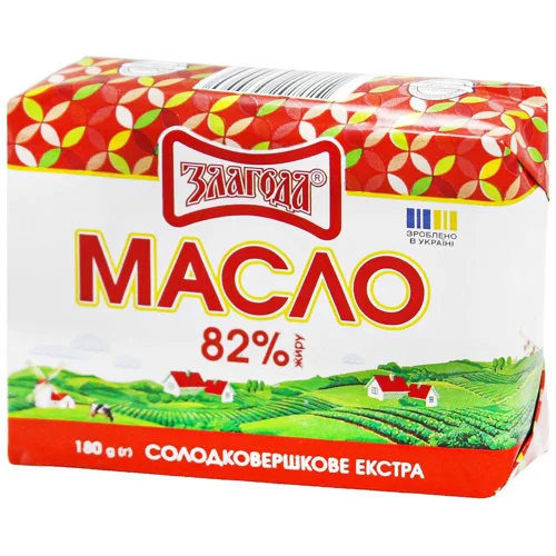 Масло Злагода Екстра 82% 180г