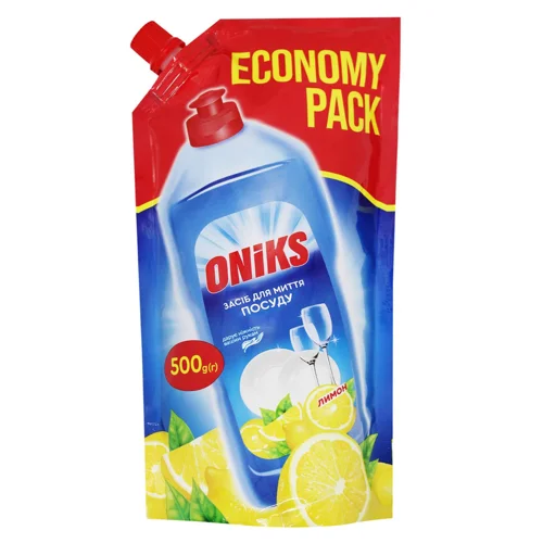 Засіб для миття посуду Oniks Лимон 500мл