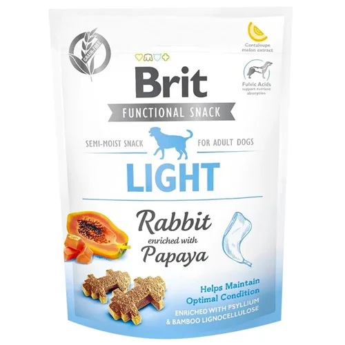 Ласощі для собак Brit Care Light з кроликом та папаєю для контролю ваги 150г