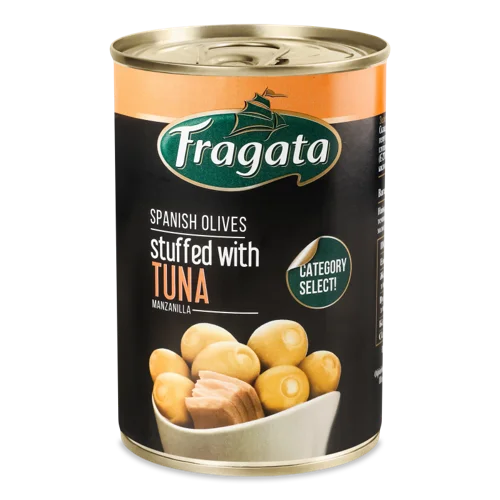 Оливки Фаршировані Тунцем Manzanilla, з/б 300г