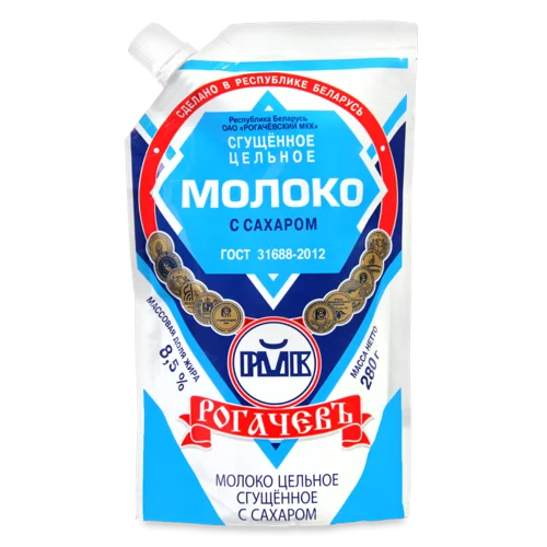 Молоко Цільне Згущене З Цукром 8.5%, д/п 280