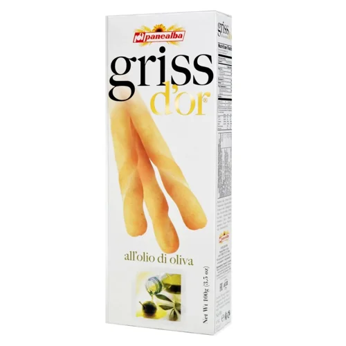 Гріссіні Panealba Griss D'or з оливковою олією 100г