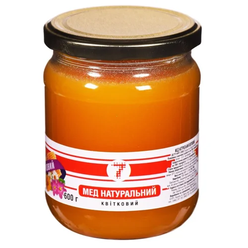 Мед квітковий 7 600г