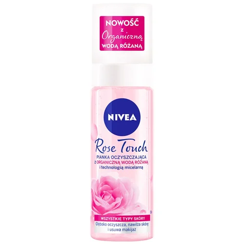 Пінка для вмивання Nivea Visage Rose Touch Очищуюча 150мл