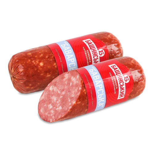 Ковбаса Напівкопчена Баварська Бащинський, охол, в/у, 0.28 кг