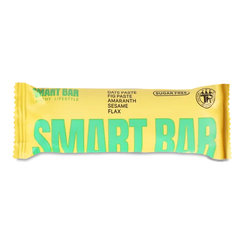 Батончик Фініковий З Інжиром, Амарантом Та Насінням Кунжуту І Льону, в/ґ, 40г