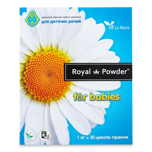 Пральний Концентрований Безфосфатний Порошок для Дітей Royal Powder, 1кг