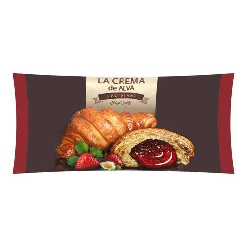 Круасан з начинкою зі смаком полуниці La Crema de Alva м/у 65г