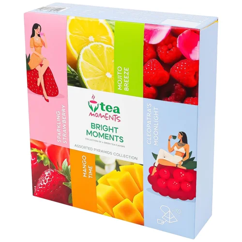 Набір зеленого чаю Tea Moments Bright Moments 1,7г*32шт