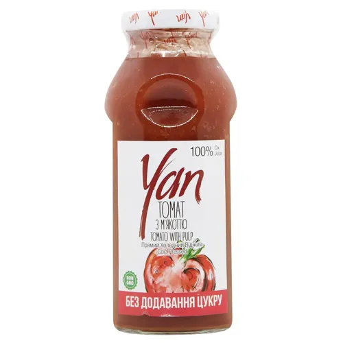 Сік томатний без цукру Yan 250мл