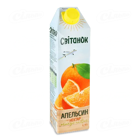 Нектар Світанок апельсиновий неосвітлений 0,95л