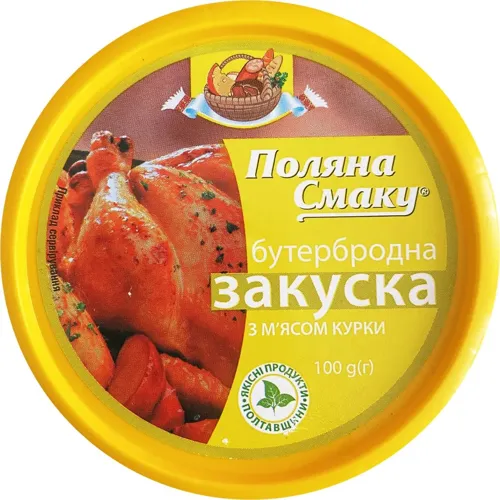 Закуска Поляна Смаку Куряча 100г