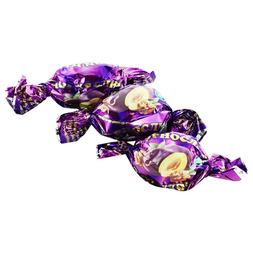 Цукерки Аметист Плюс з волоським горіхом в глазурі