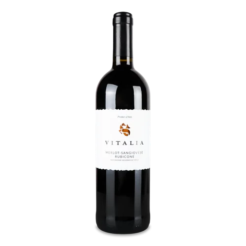 Вино Vitalia Merlot Sangiovese Rubicone, Красне Сухе, 0.75л