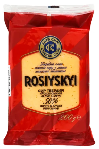 Сир 45% Український Клуб сиру п/п 200г