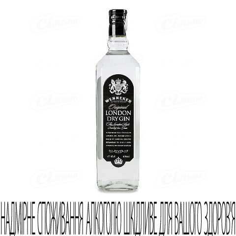 Джин Wenneker Original London Dry Gin, 1л