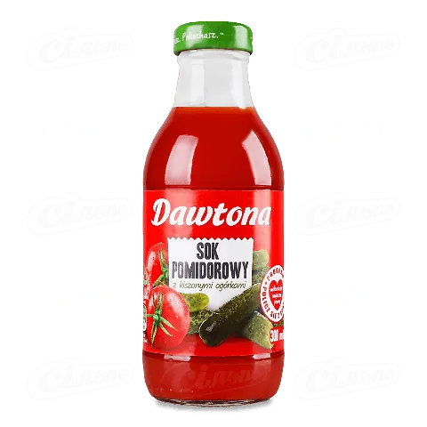 Сік Dawtona томатний з квашеним огірком, 0,3л