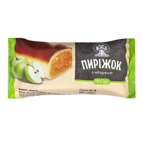 Пиріжок з яблуком Рома м/у 75г