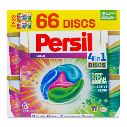 Засіб для Прання Капсули Color Deep Clean Persil, В/ґ, 66х25г