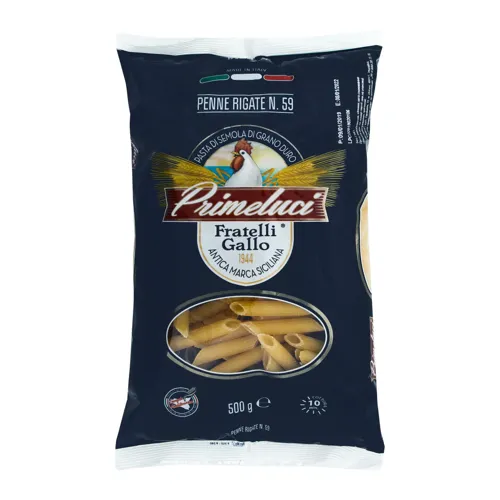 Вироби макаронні Penne Rigate №59 Primeluci м/у 500г