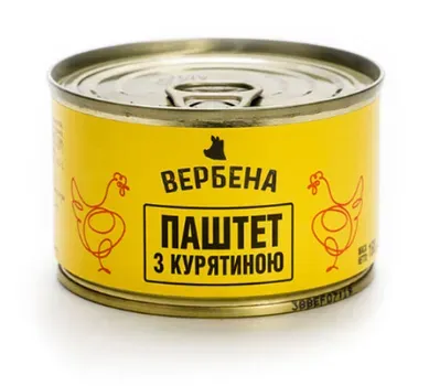 Паштет з курятиною Вербена 160 г