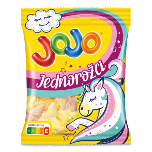 Цукерки Желейні З Фруктовими Смаками Unicorns JOJO, В/ґ, 80г