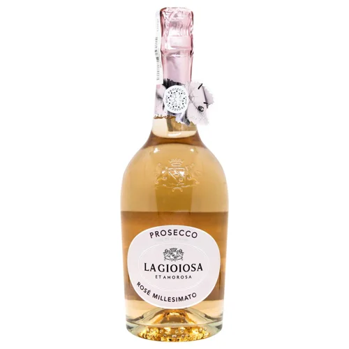 Вино ігристе La Gioiosa Prosecco Rose Millesimato Brut рожеве 11% 0,75л