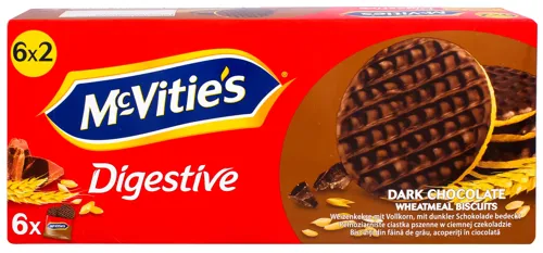 McVitie's Digestive Dark Chocolate to go 33,3х12х6 Пшеничне печиво в шоколаді