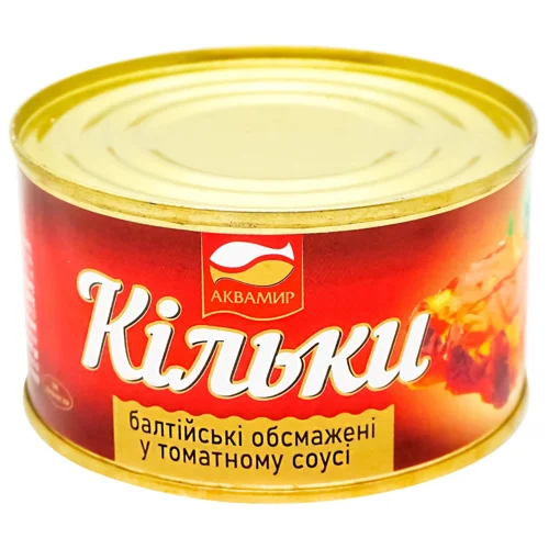 Кілька Аквамир балтійська обсмажена №5 з/б 230г