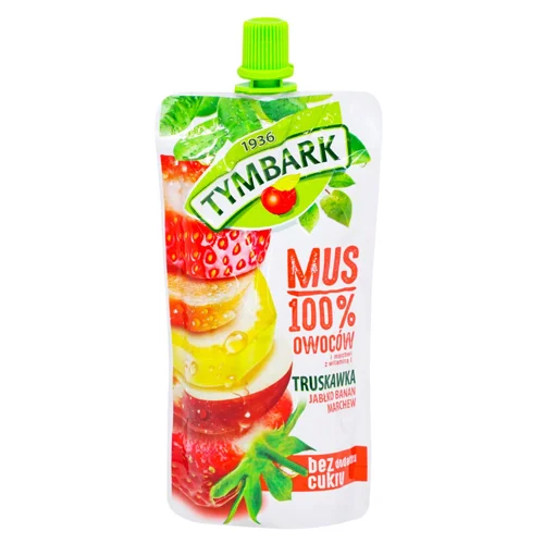 Мус Tymbark Полуниця яблуко банан морква 120г