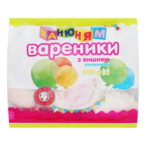 Вареники з вишнею Ма-ню-ням Laska м/у 400г