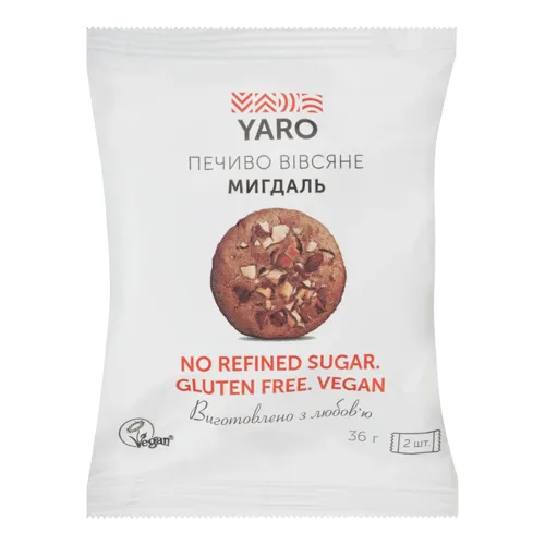 Печиво вівсяне Мигдаль Yaro м/у 36г