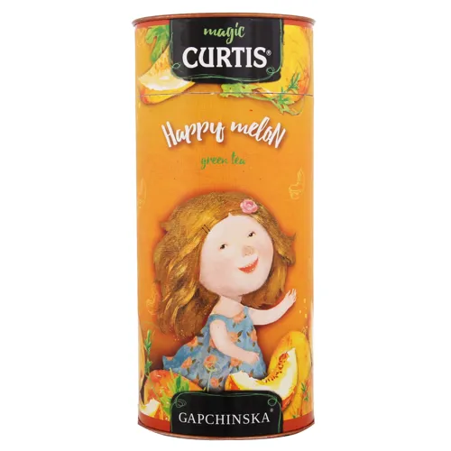 Чай зелений байховий ароматизований Happy Melon magic Curtis з/б 80г