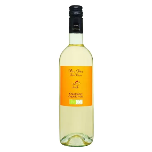 Вино Bio Bio Chardonnay Organic біле напівсухе 12,5% 0,75л