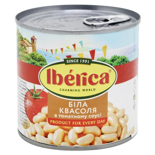 Квасоля біла Iberica в томатному соусі 400г