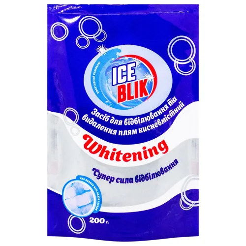 Засіб для відбілювання Ice Blik Whitening кисневмісний 200г