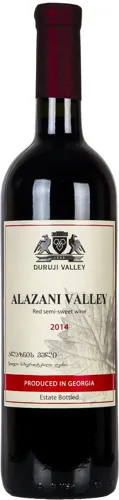 Вино Дуруджи Велі. Алазанська долина червоне, напівсолодке 0,75