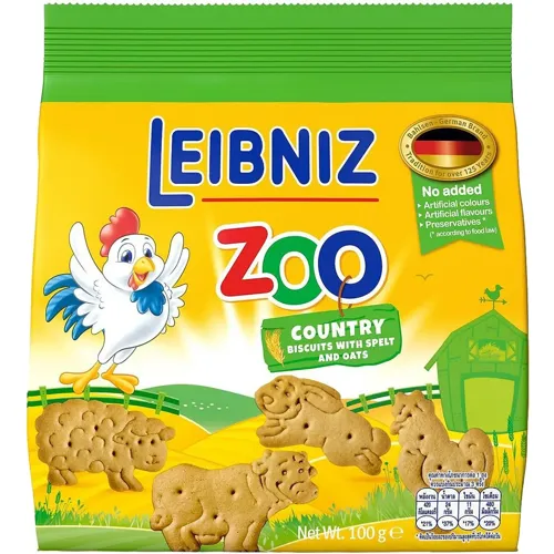 Печиво масляне Leibniz Zoo 100г