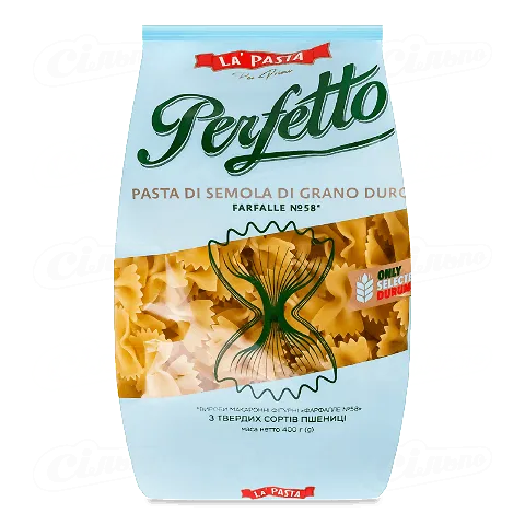 Вироби макаронні La Pasta Per Primi Farfalle №58, 400г