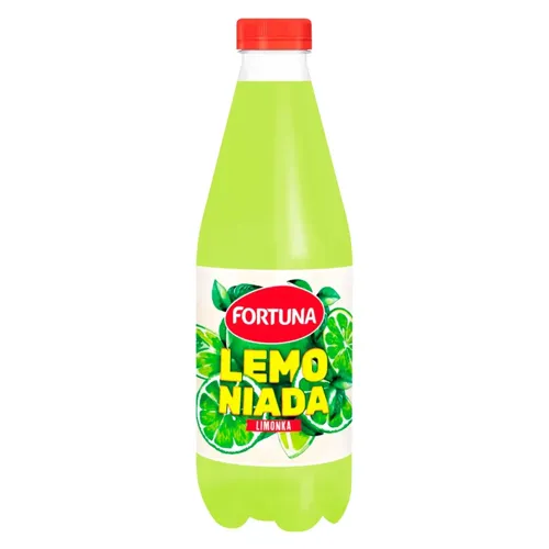 Напій газований Fortuna зі смаком яблука та лайма 1л