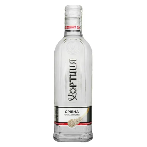 Горілка 0.375л 40% особлива Срібна прохолода Хортиця пл